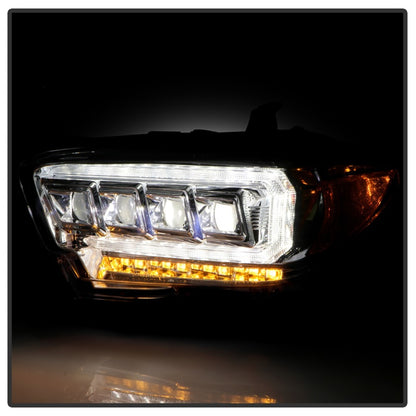 Spyder 16-20 Toyota Tacoma Halogen Model Only High-Power LED Headlights - Chrome PRO-YD-TT16HALAP-C