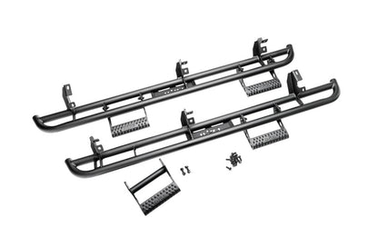 N-Fab RKR Step System 2021 Ford Bronco 4 Door - Tex. Black - 1.75in