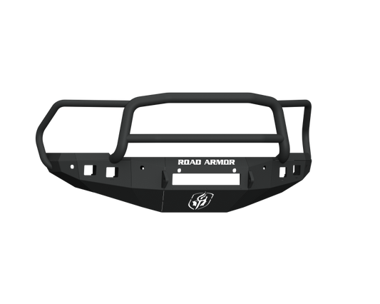 Road Armor 16-18 Ram 2500 Stealth Front Bumper w/Lonestar Guard/6 Sensor Holes - Tex Blk