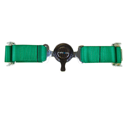 NRG 4 Point Seat Belt Harness/ Cam Lock- Green