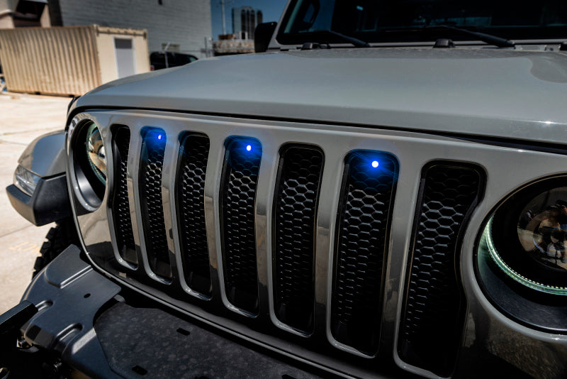 Oracle Pre-Runner Style LED Grille Kit for Jeep Wrangler JL - Blue