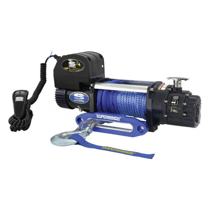 Superwinch 9500 LBS 12 VDC 3/8/in x 80ft Synthetic Rope Talon 9.5SR Winch