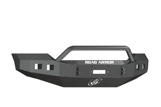 Road Armor 11-16 Ford F-250 Stealth Front Winch Bumper w/Pre-Runner Guard - Tex Blk