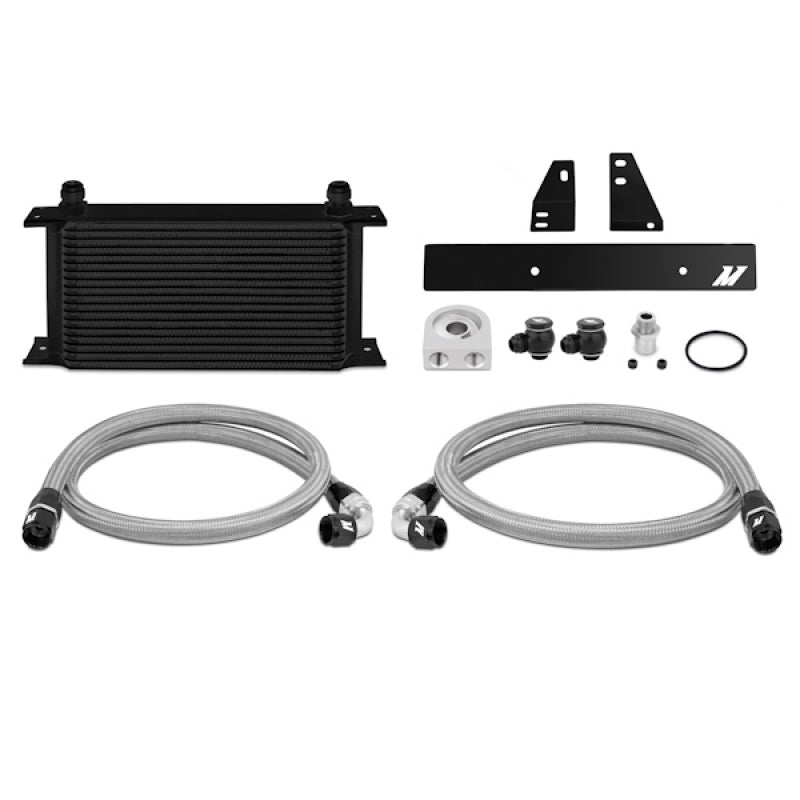 Mishimoto Oil Cooler Kit (Black) - Nissan 370Z / Infiniti G37, Q60, G35 Sedan 07-08